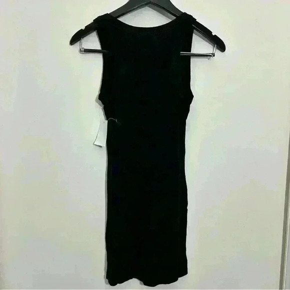 NWT Articles Of Society Luke Tank Dress Black Ribbed Sleeveless Mini Size XS - Picture 2 of 7